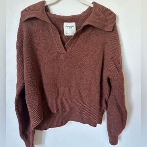 Women’s Abercrombie Brown/Orange Sweater